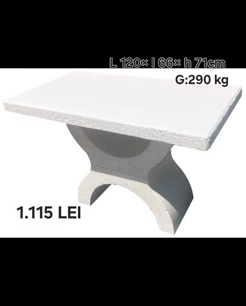 Mese din beton/ marmura-discount la orice comanda!