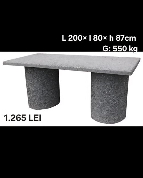 Mese din beton/ marmura-discount la orice comanda!